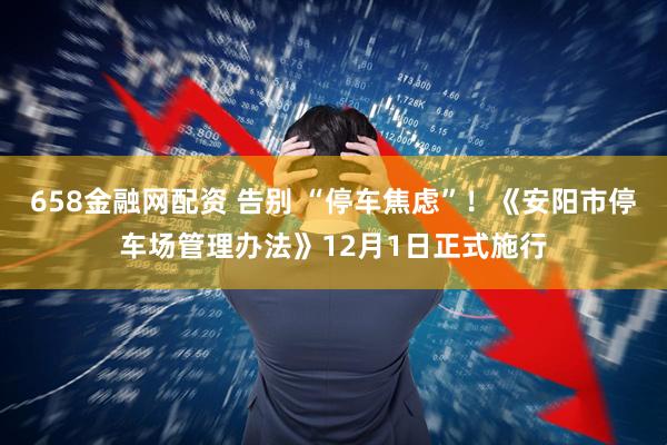 658金融网配资 告别 “停车焦虑”！《安阳市停车场管理办法》12月1日正式施行