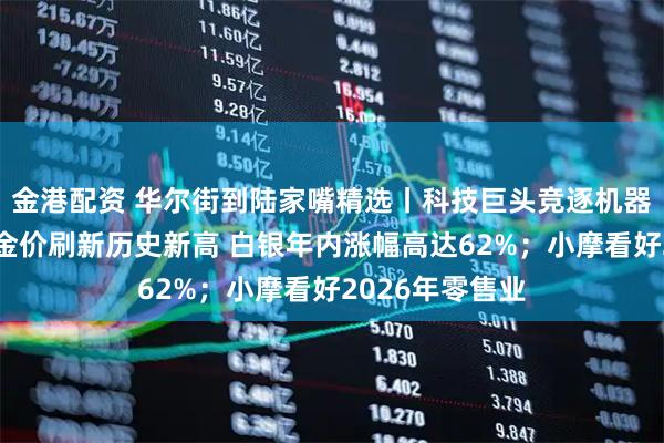 金港配资 华尔街到陆家嘴精选丨科技巨头竞逐机器人软件平台；金价刷新历史新高 白银年内涨幅高达62%；小摩看好2026年零售业